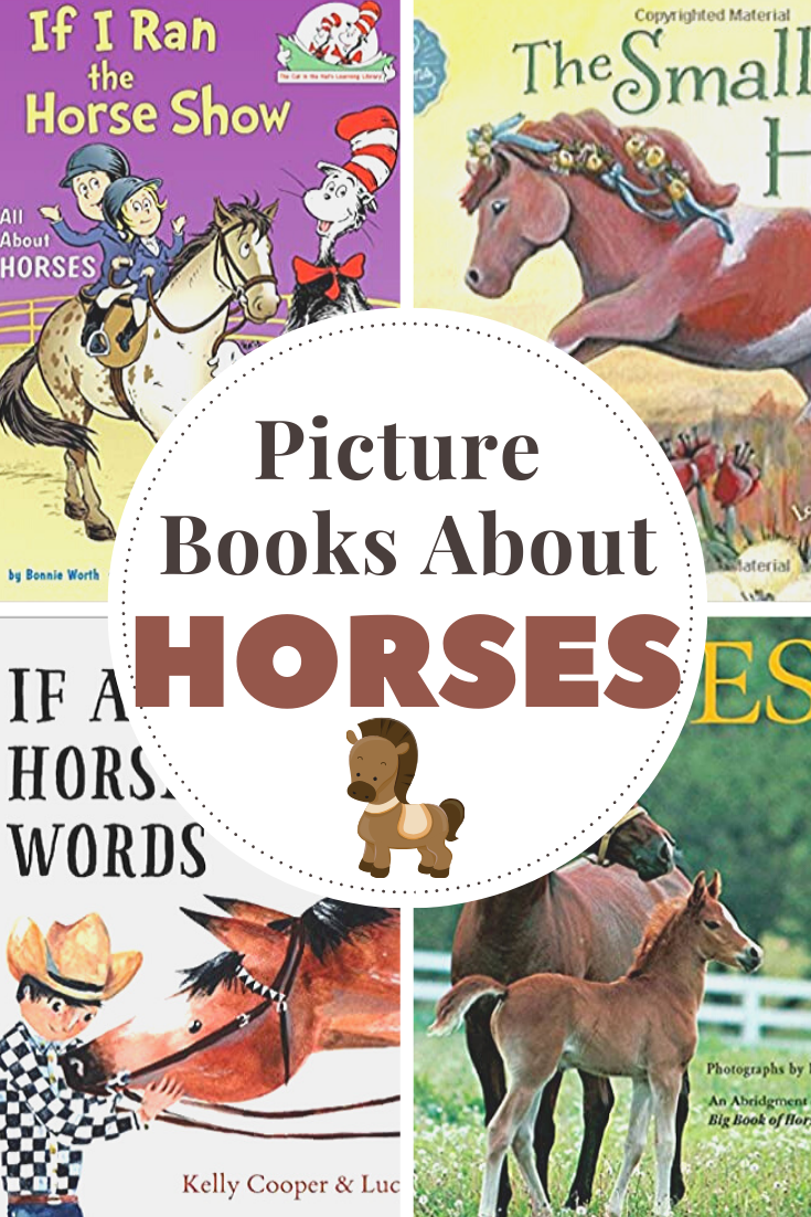 Fill your book baskets with horse books for kids. This collection of fiction and nonfiction picture books is perfect for animal lovers!