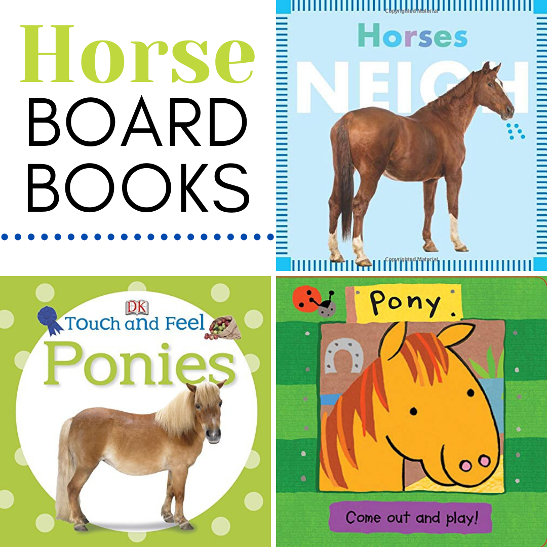 Introduce little ones to horses with this amazing collection of horse picture books for toddlers! These board books are perfect for kids 1-3.