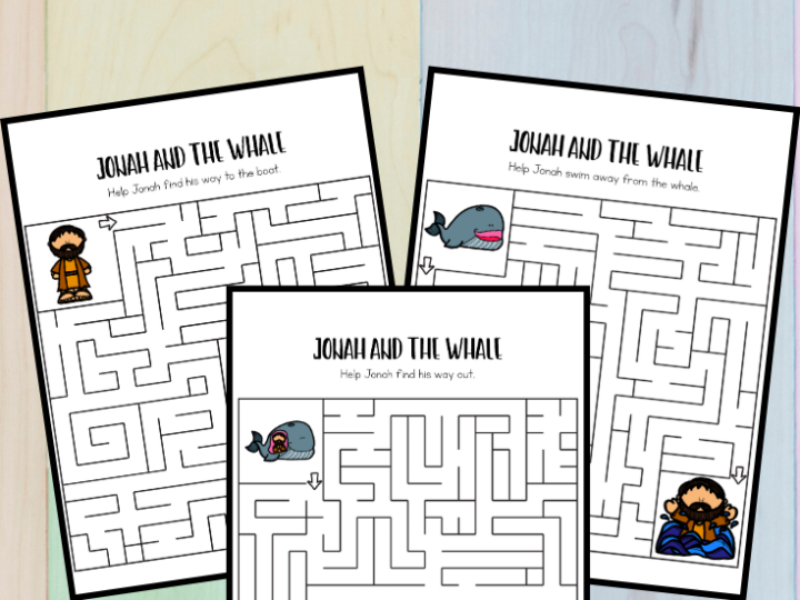 Image for Jonah and the Whale Mazes