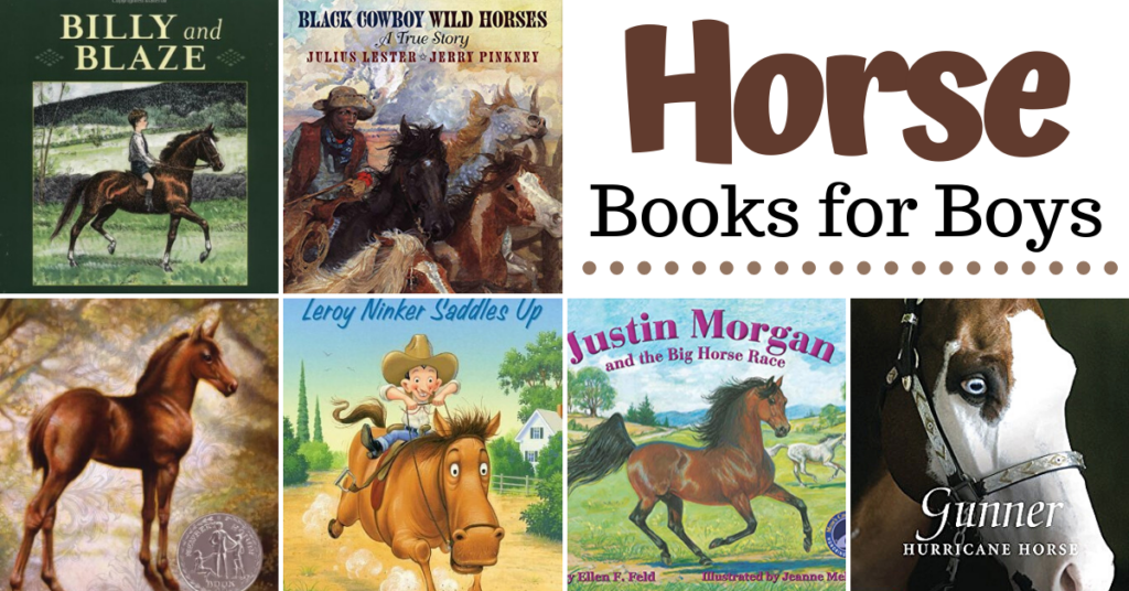 Looking for a way to engage your boys in a good book this summer? Try one or more of these horse books for boys! They also make great read-alouds.