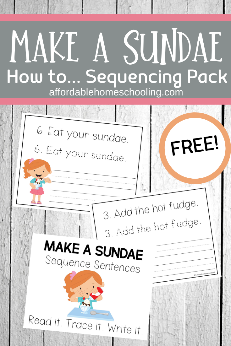 How to Make a Sundae Sequencing