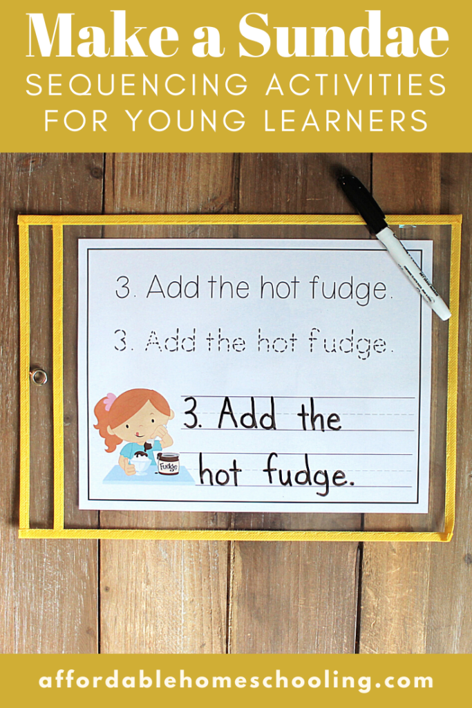 This How to Make a Sundae sequencing activity is perfect for young learners. They'll practice handwriting and sequencing at the same time!
