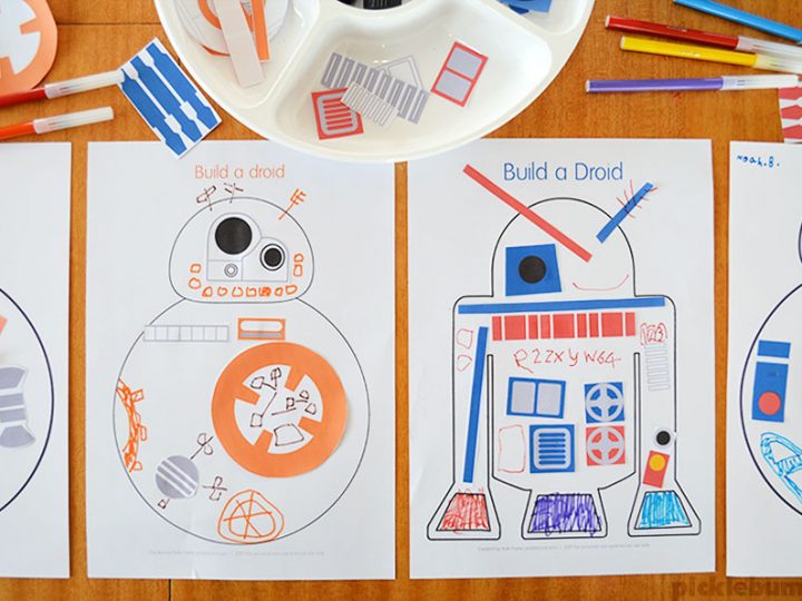 Image for Build a Droid - Star Wars Party Printable