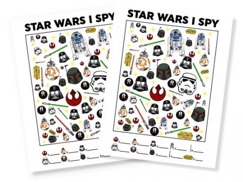 Image for Star Wars FREE Printable I Spy 