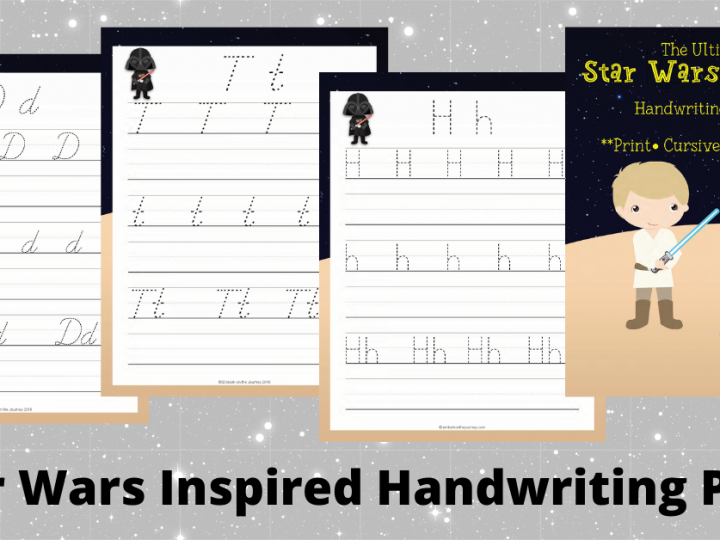 Image for Free Printable Star Wars Handwriting Bundle