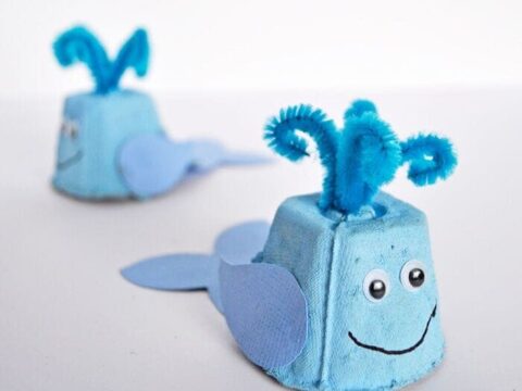 Image for Egg Carton Whale Craft for Kids