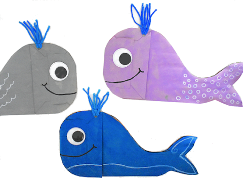 Image for Paper Bag Whale Craft