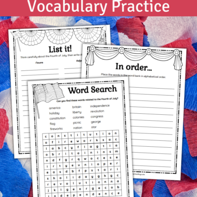 4th of July Vocabulary Practice