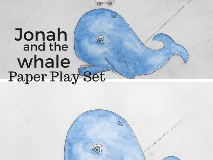 Image for Jonah and the Whale Printable Paper Play Set