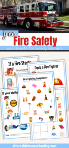 Free Fire Safety Printables for Early Learners