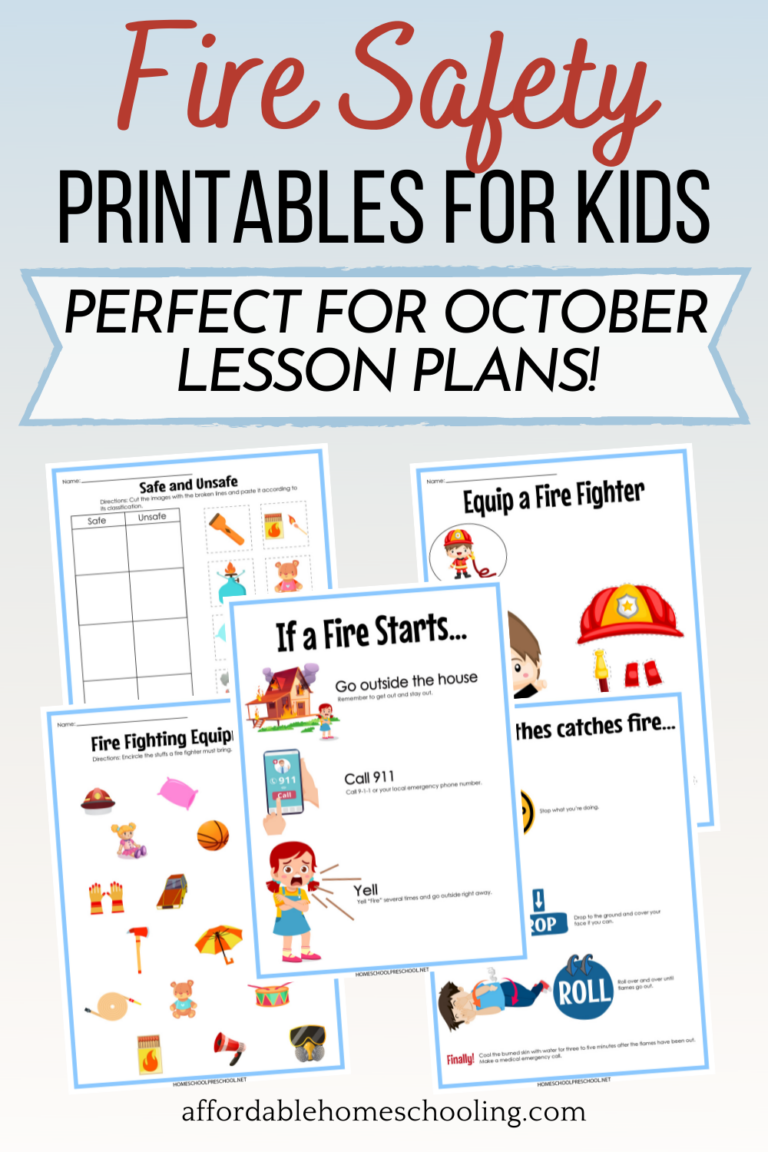 Free Fire Safety Printables