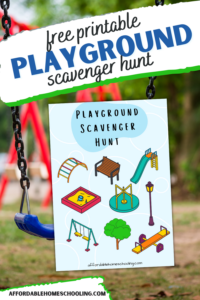 Free Printable Playground Scavenger Hunt for Kids