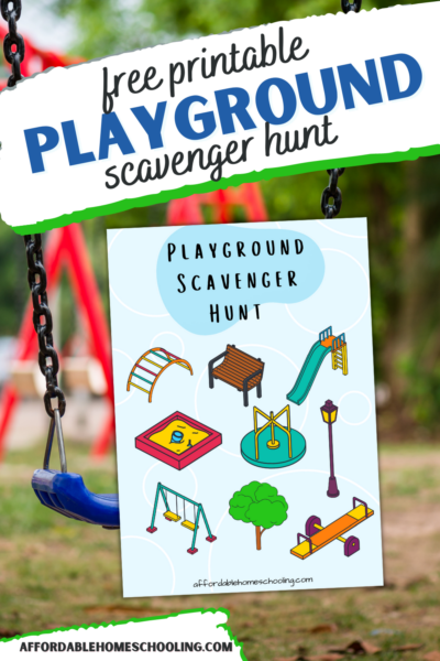 Free Printable Playground Scavenger Hunt for Kids