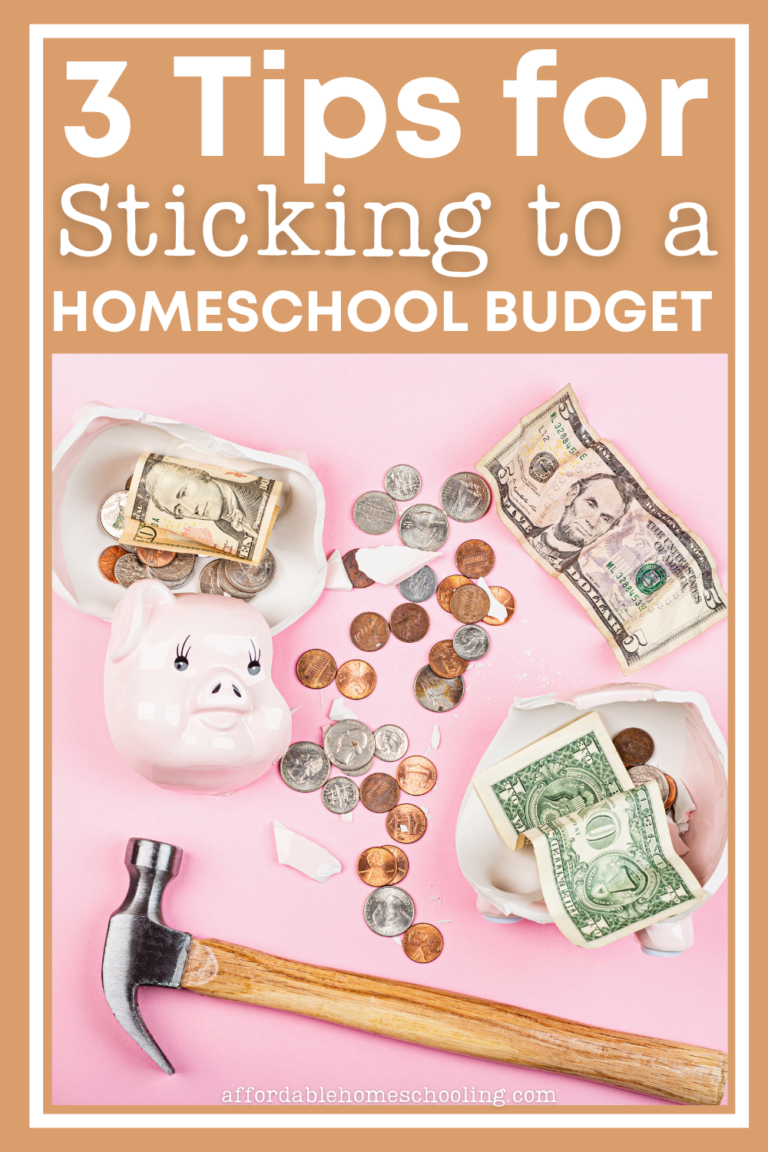 Sticking to a Homeschool Budget