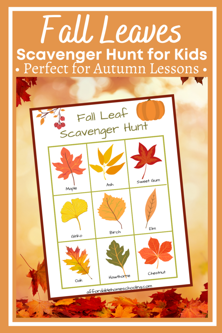 Fall Leaf Scavenger Hunt