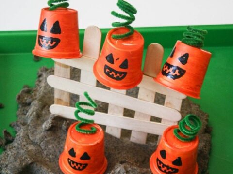 Image for 5 Little Pumpkins Sensory Bin