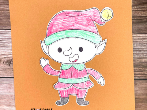 Free Printable Elf Craft Template for Kids of All Ages