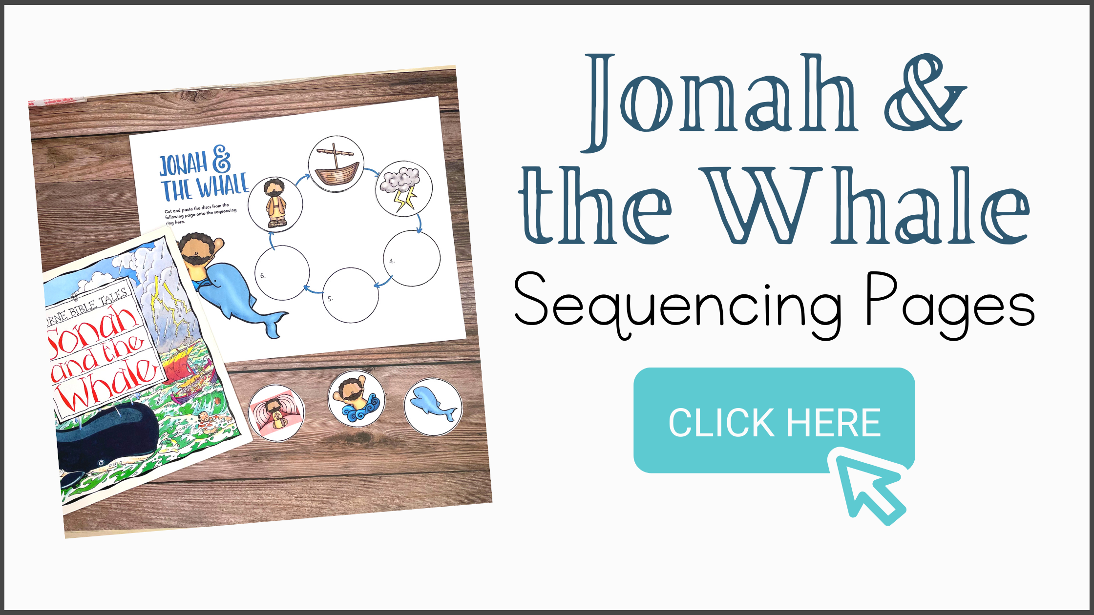 Free Printable Jonah and the Whale Sequencing Activity