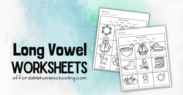 Free Printable Long Vowel Worksheets for Young Readers