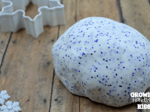 Image for Sparkly Winter 2 Ingredient Play Dough