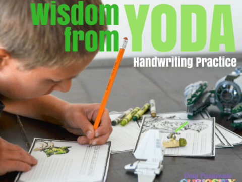 Image for Wisdom from Yoda {Handwriting Practice}