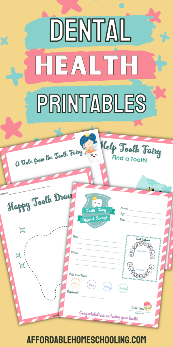 Free Dental Health Printables and Tooth Fairy Keepsakes