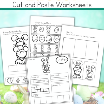 Easter Cut and Paste Worksheets