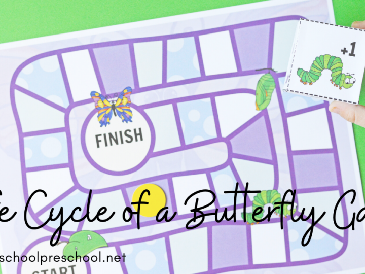 Image for Butterfly Life Cycle Printable Game