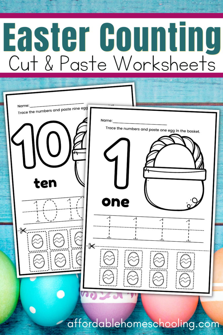 Free Easter Cut and Paste Printables