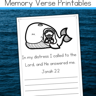 Jonah and the Whale Memory Verse
