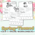Free Printable Spring Cut and Paste Worksheets