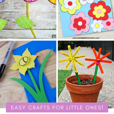Spring Flower Crafts for Preschoolers