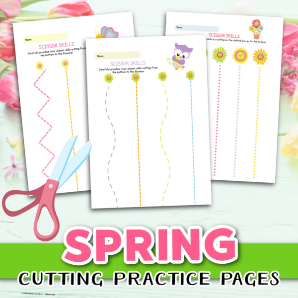 Free Printable Spring Cutting Worksheets