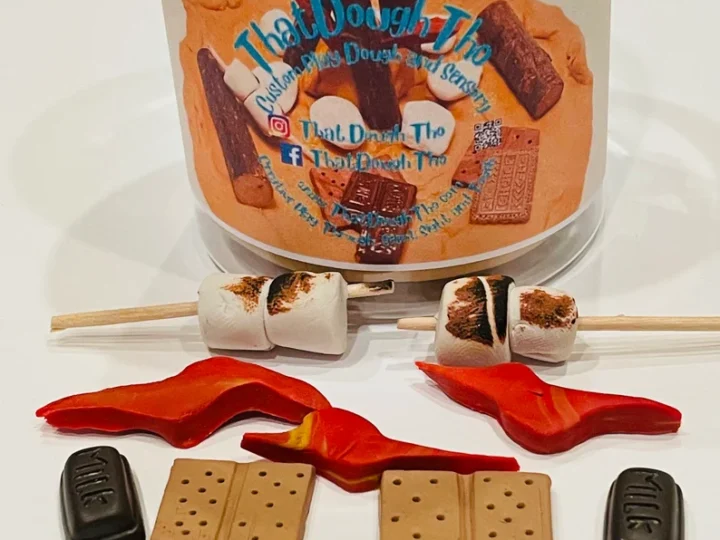 Image for Campfire/Smores Playdough Jar