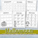 Free Printable 3rd Grade Halloween Math Worksheets