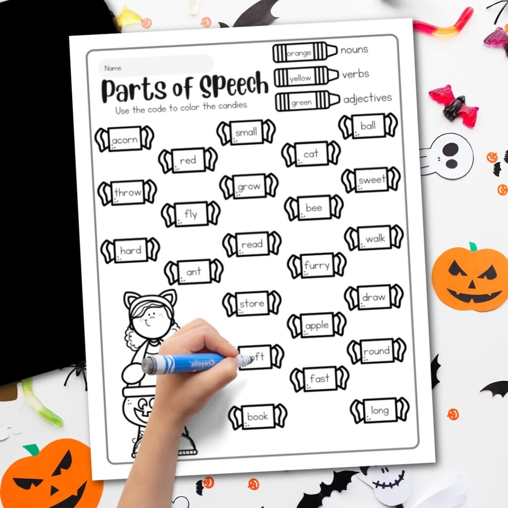 printable halloween worksheets for first grade printables