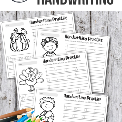 Thanksgiving Handwriting Worksheets