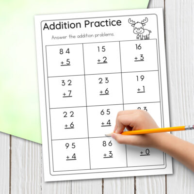 Free Printable First Grade Addition Problems