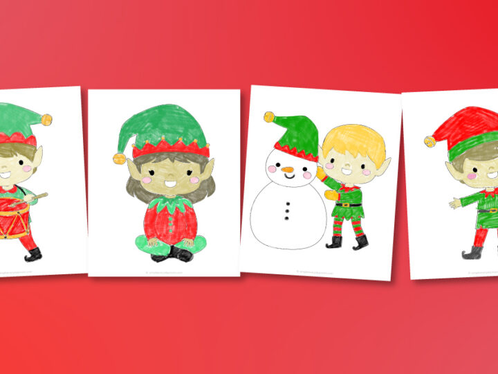 Image for Free Elf Coloring Pages For Kids