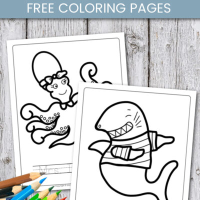 Clark the Shark Coloring Page