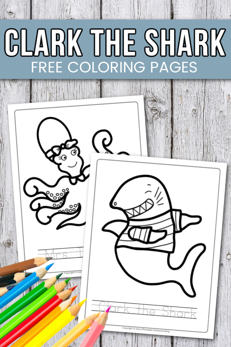 Clark the Shark Coloring Page