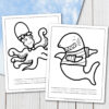 Free Printable Clark the Shark Coloring Pages