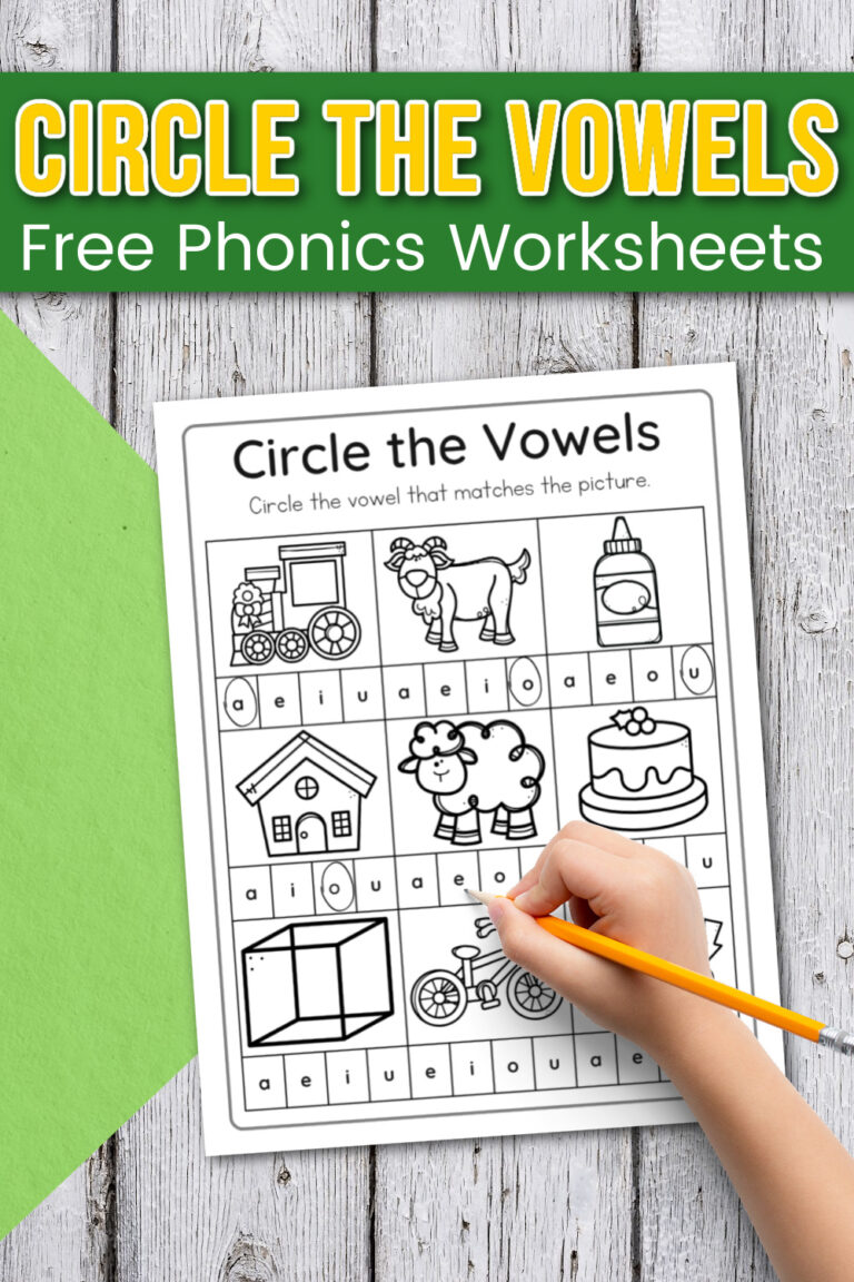 Circle the Vowels Worksheet