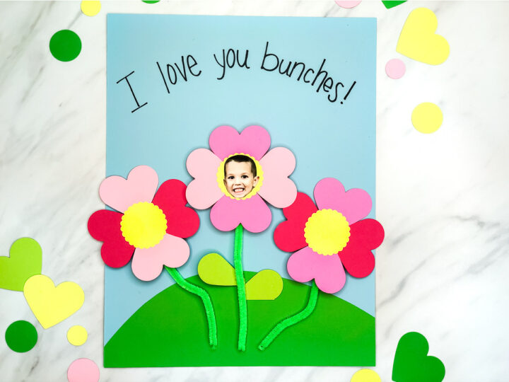 Image for Easy Flower Photo Preschool Craft