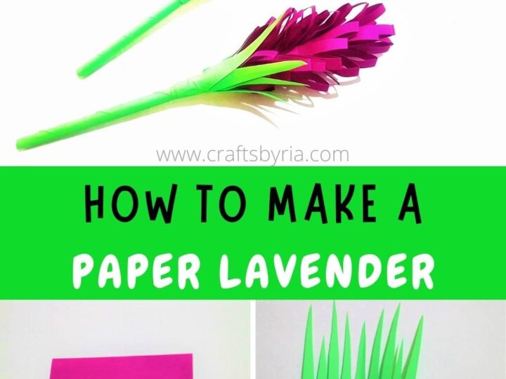 Image for How to make Paper Lavender flowers