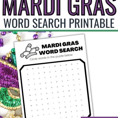Mardi Gras Word Search