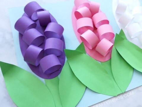Image for How To Make Paper Hyacinth Flowers