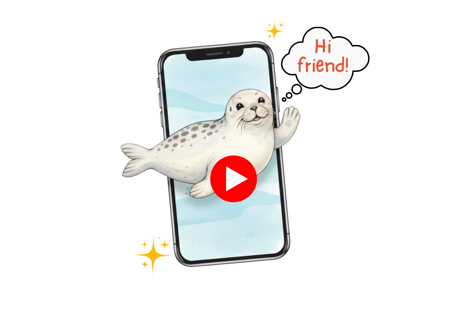 A cameo video from Pebble the Seal when you sign up as a founding member